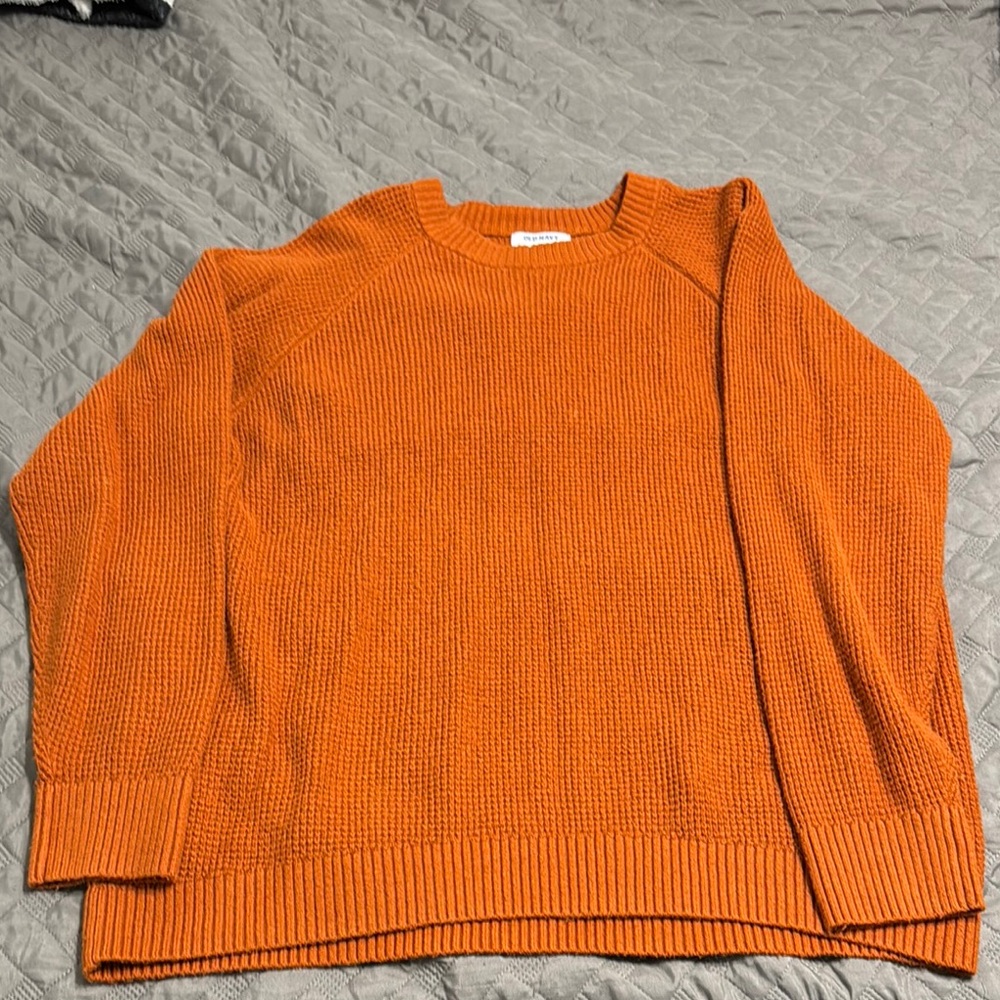 Old Navy Burnt Orange Knit Sweater